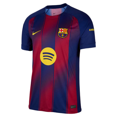 Nike FC Barcelona 2025/26 Stadium Home Mens Dri-FIT Soccer Replica Jersey