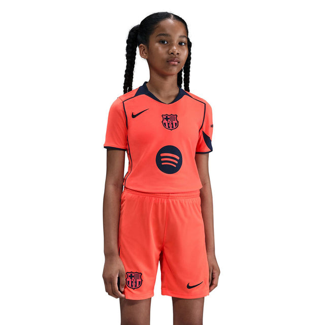 Nike FC Barcelona 2025/26 Stadium Third Big Kids Dri-FIT Total 90 Soccer Replica Shorts