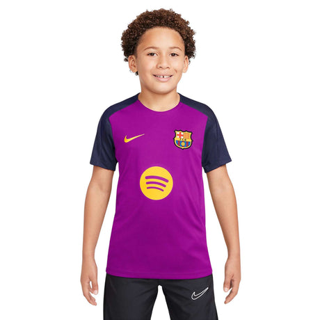 Nike FC Barcelona Strike Kids Dri-FIT Soccer Short-Sleeve Top