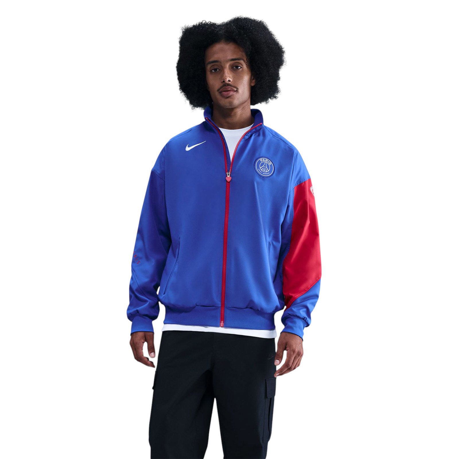 90s NIKE PARIS SAINT-GERMAIN ウォーム ジャケット Vintage 90s Paris Saint-Germain PSG Football Jacket Soccer Nike
