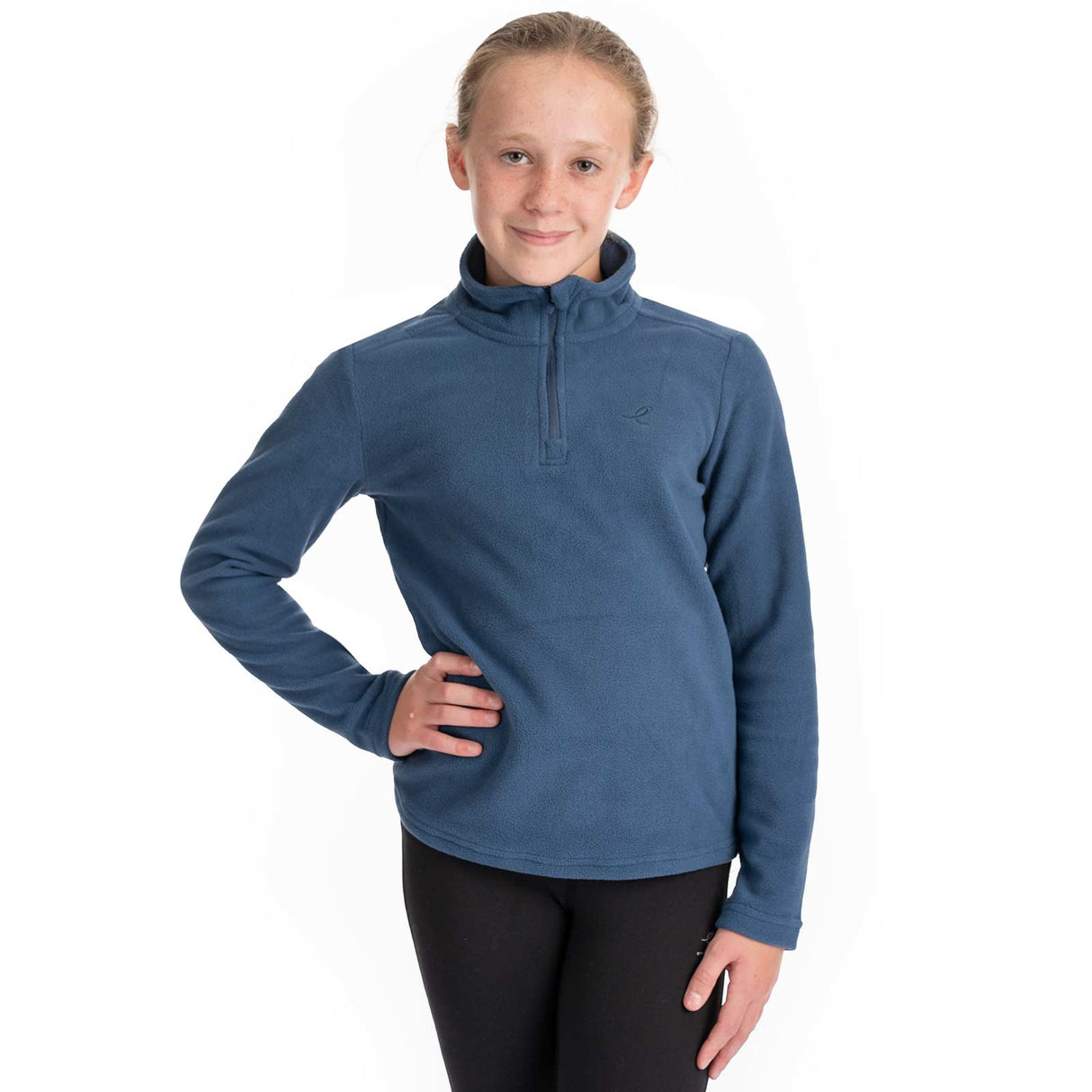Energetics Amos Junior Kids Mid Fleece Half Zip Midlayer
