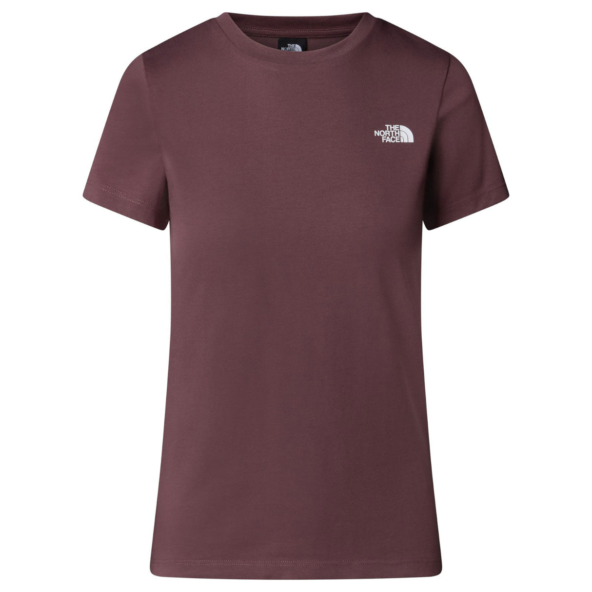 TNF SS SIMPLE DOME SLIM Women Tee Maroon