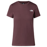 TNF SS SIMPLE DOME SLIM Women Tee Maroon