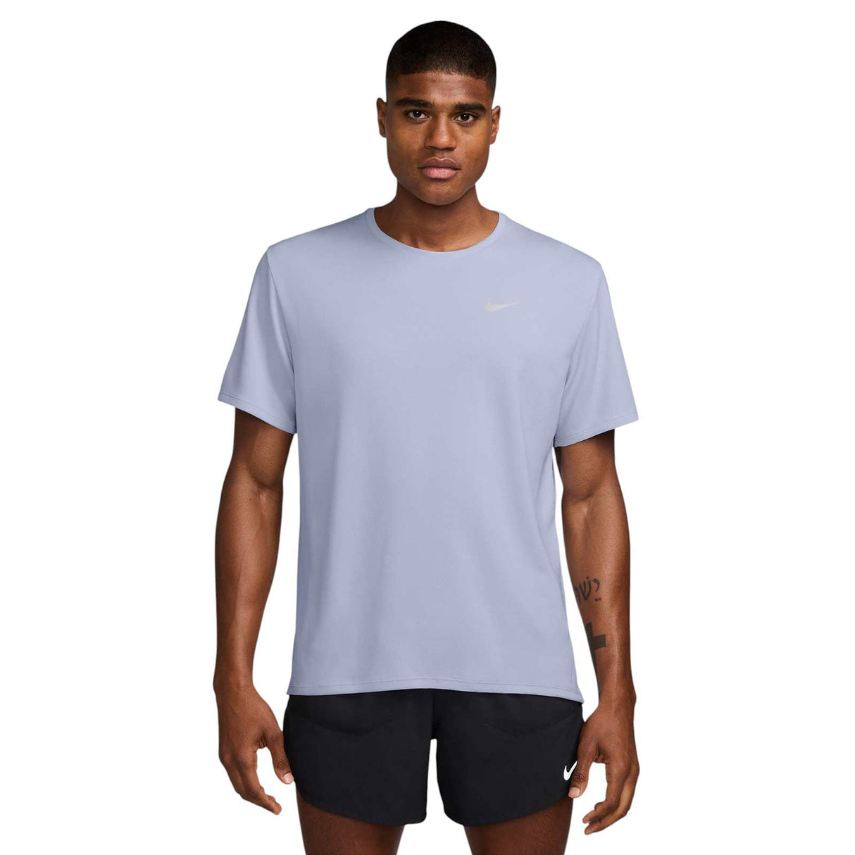 Nike Miler Mens Dri-FIT UV Short-Sleeve Running Top