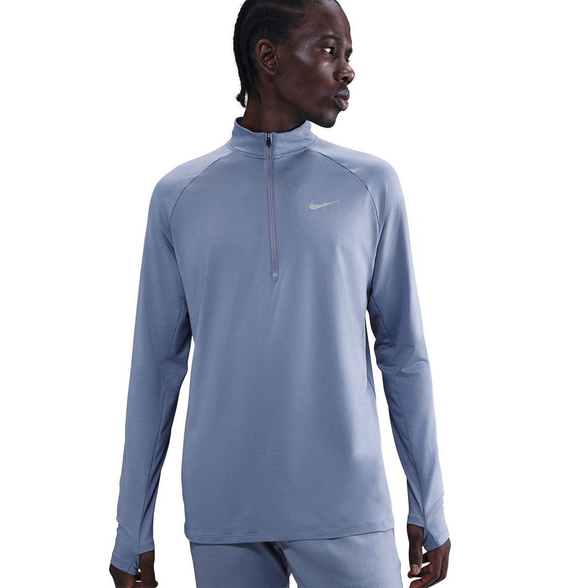 Quarter Zip Running Nike Pacer Half Zip Grey Running Top Nike Men&