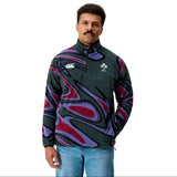 Canterbury Ireland IRFU Rugby Mens Half-Zip Retro Fleece