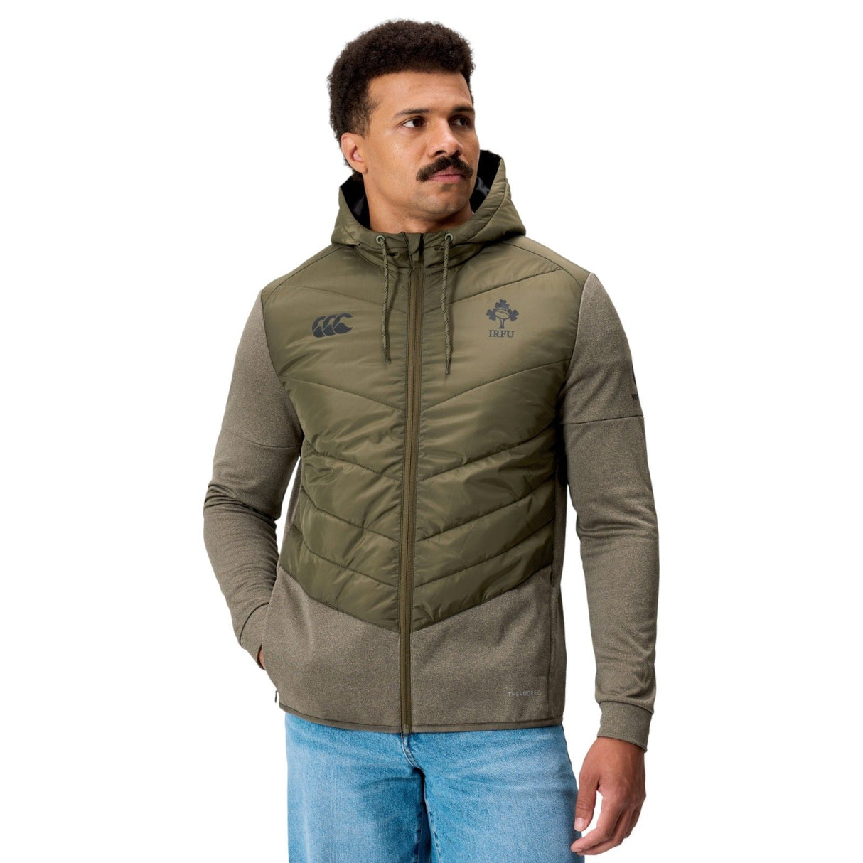 Canterbury Ireland IRFU Rugby 2025/26 Mens Hybrid Jacket