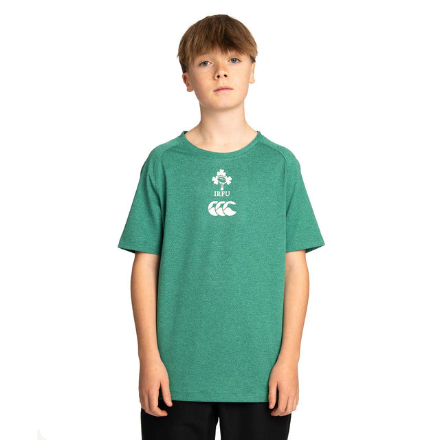 Canterbury IRFU Ireland Rugby 2025/26 Kids Elite Train Tee