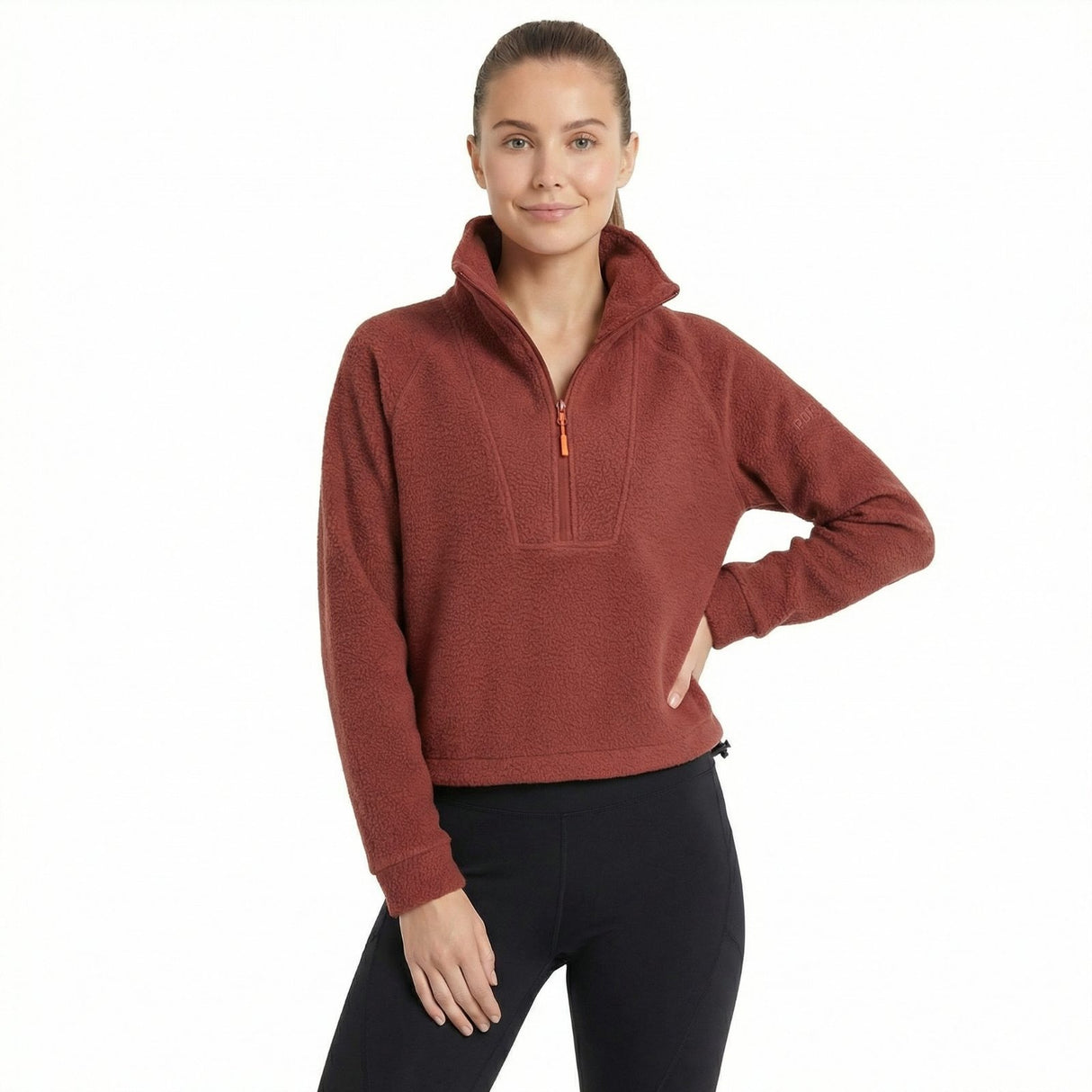 Portwest Croaghan Womens Half-Zip Cropped Fleece