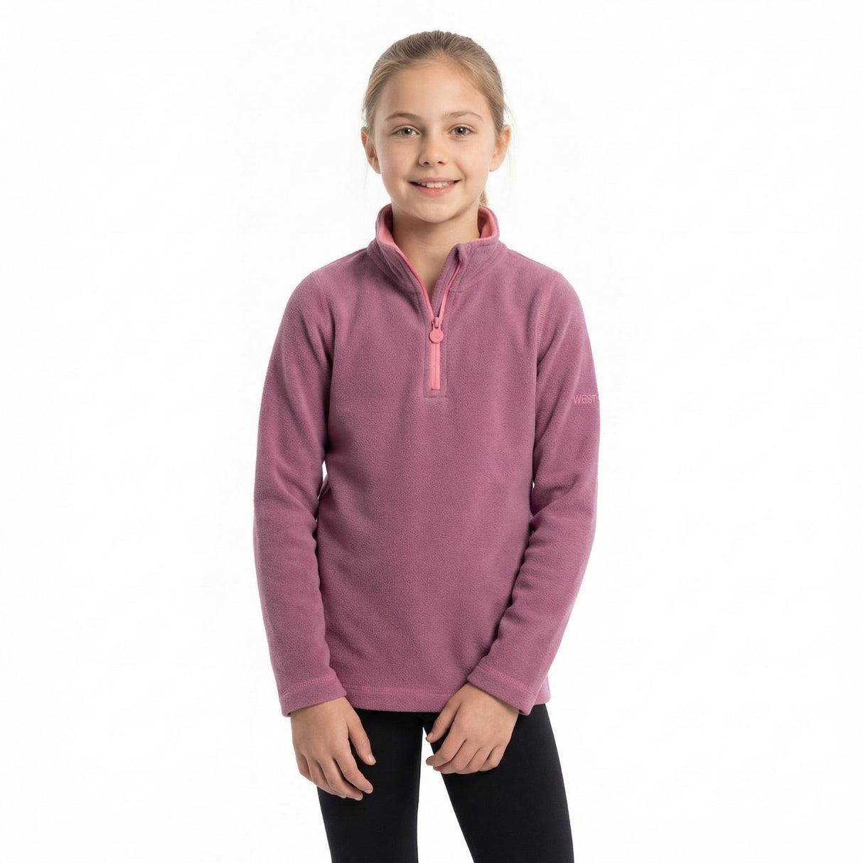 Portwest Pheonix Girls Lightweight Half-Zip Microfleece