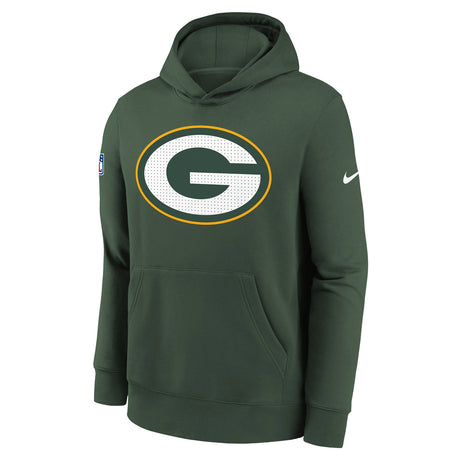 Nike Packers Fleece Kids Hoodie Green