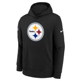 Nike Steelers Fleece Kids Hoodie Black