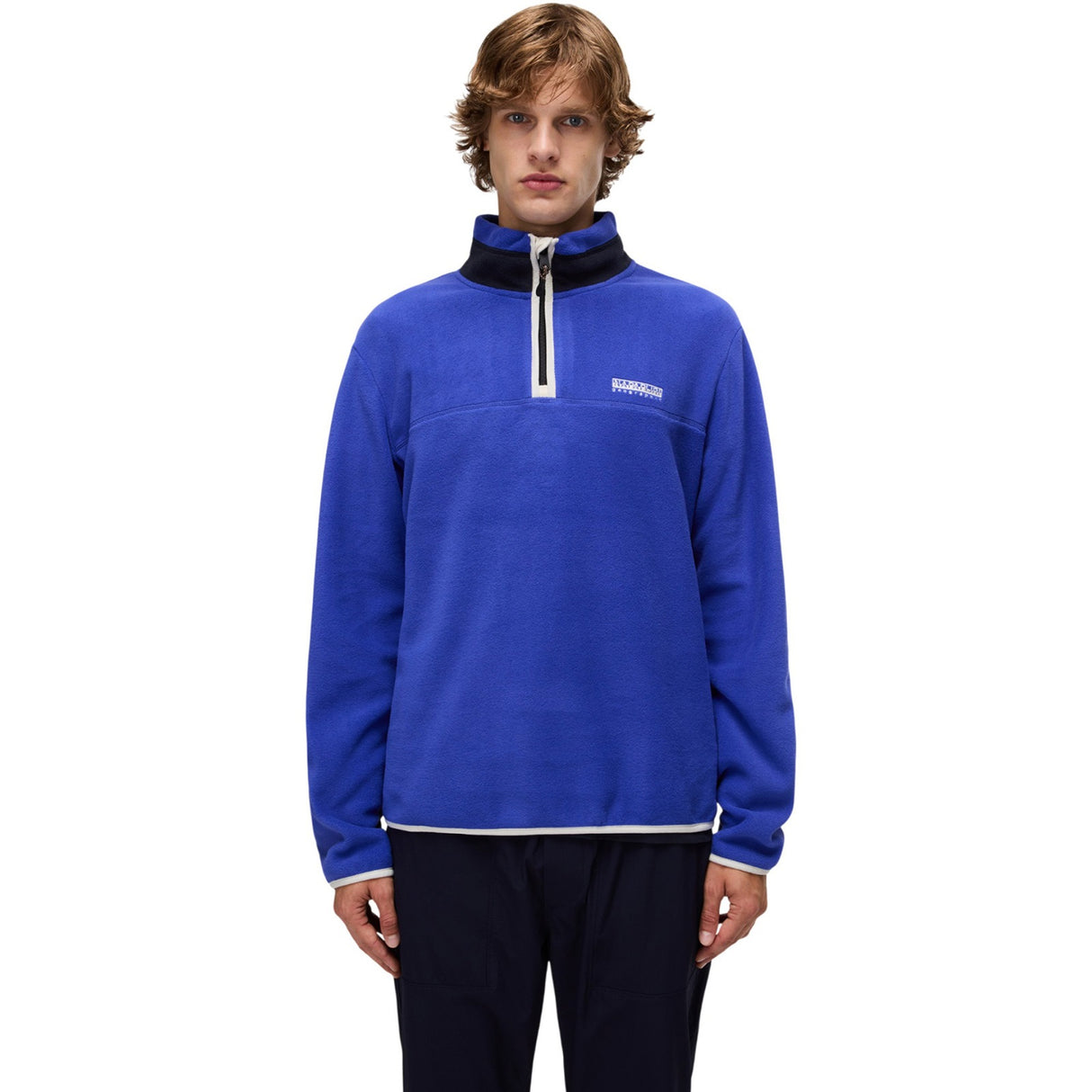 NAPAPIJRI T DERGANA Mens HZ Fleece Blue