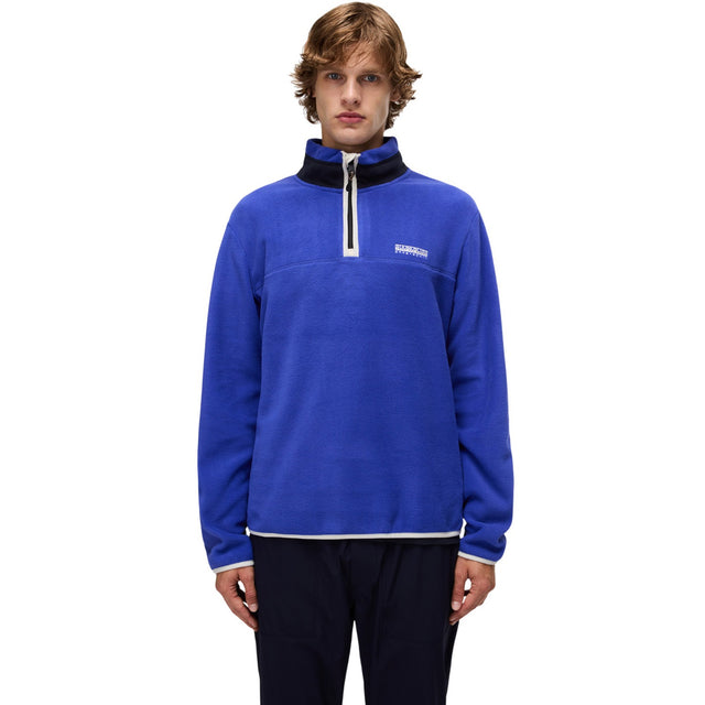 NAPAPIJRI T DERGANA Mens HZ Fleece Blue