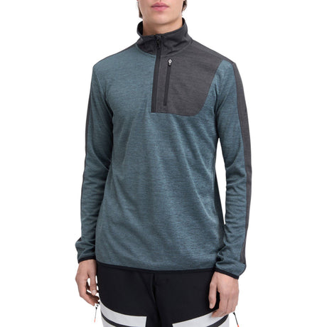 Mckinley Mens Blake III Melange Half Zip Top