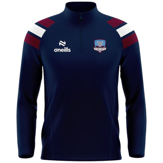 O'Neills Galway United FC 2025 Sub Half Zip Kids Top