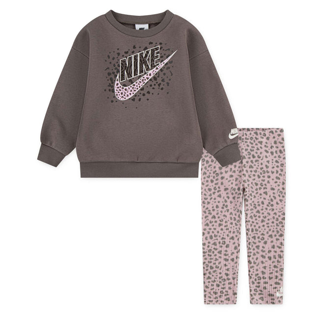 Nike Infant Girls Wild Warmth Crewneck and Leggings Set