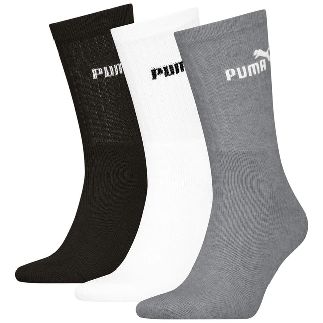 Puma Elements Adults Crew Socks 3 Pack