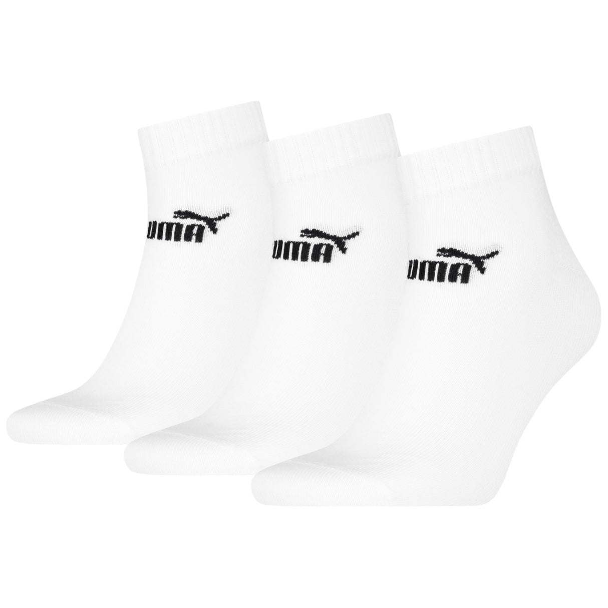 Puma Elements Adults Quarter Socks 3 Pack