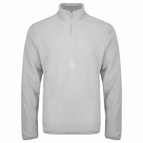 Umbro Relaxed Mens Logo Half-Zip Training Polar Fleece