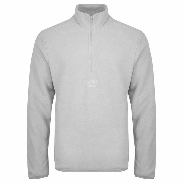 Umbro Relaxed Mens Logo Half-Zip Training Polar Fleece