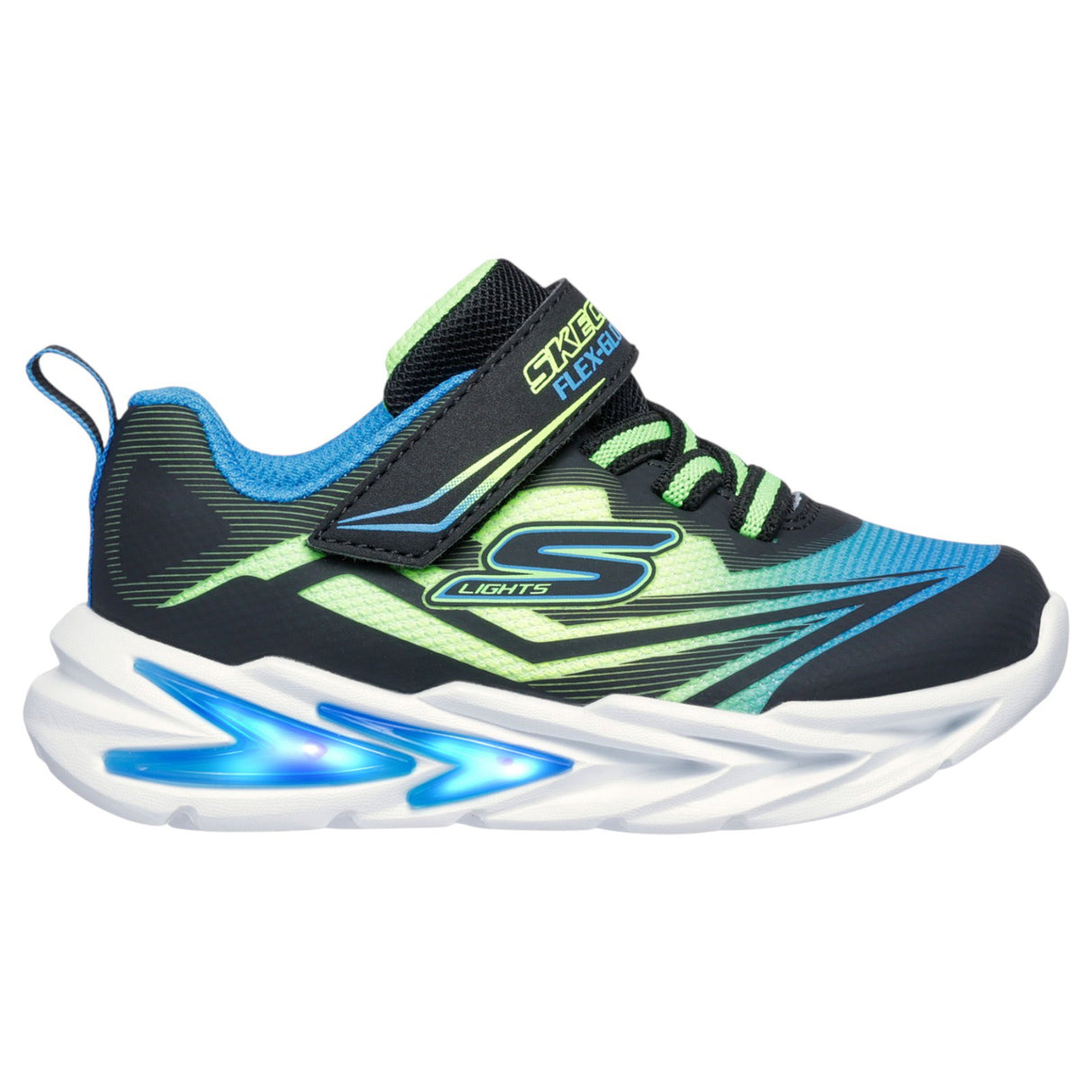 Skechers Boys SLights FlexGlow Ultra Blu