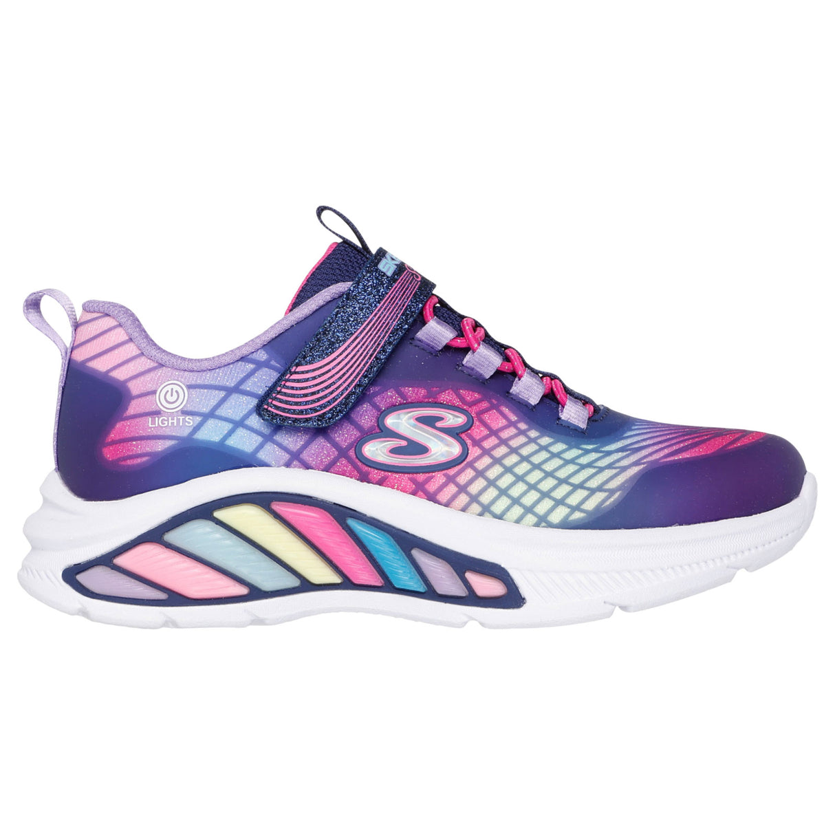 Skechers Jr G Slights Rnbw Cruisrs Prpl