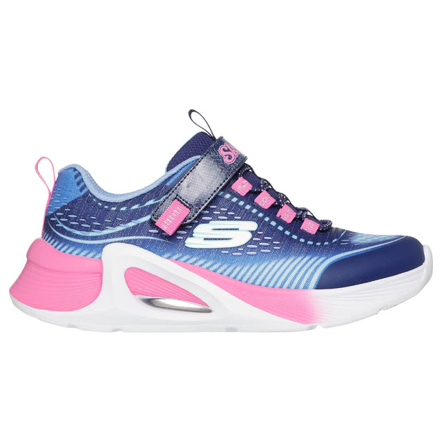 Skechers Tide Tech Girls Bungee And Strap Sparkle Mesh Shoes