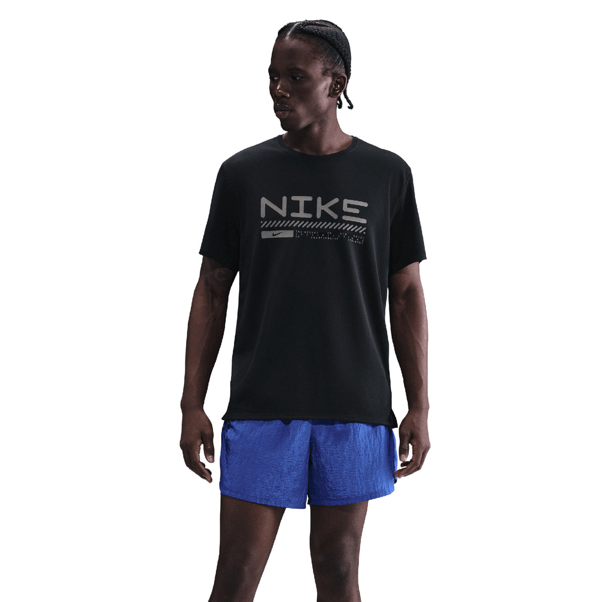 Nike Miler Mens Winterized Short-Sleeve Running Top