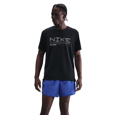 Nike Miler Mens Winterized Short-Sleeve Running Top