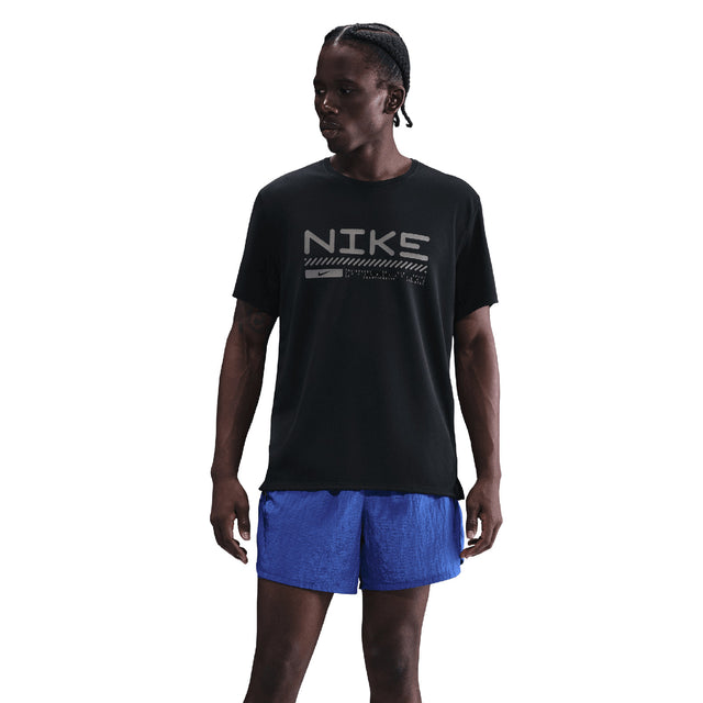 Nike Miler Mens Winterized Short-Sleeve Running Top