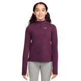 Nike Girls Dri-FIT Long-Sleeve Half-Zip Top