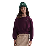 Nike Sportswear Club Fleece Girls Boxy Crew-Neck Sweatshirt
