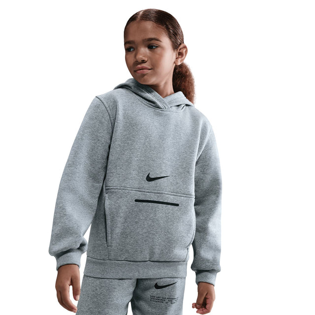 Nike Kids NSW CLUB FLC HOODY BRND Grey