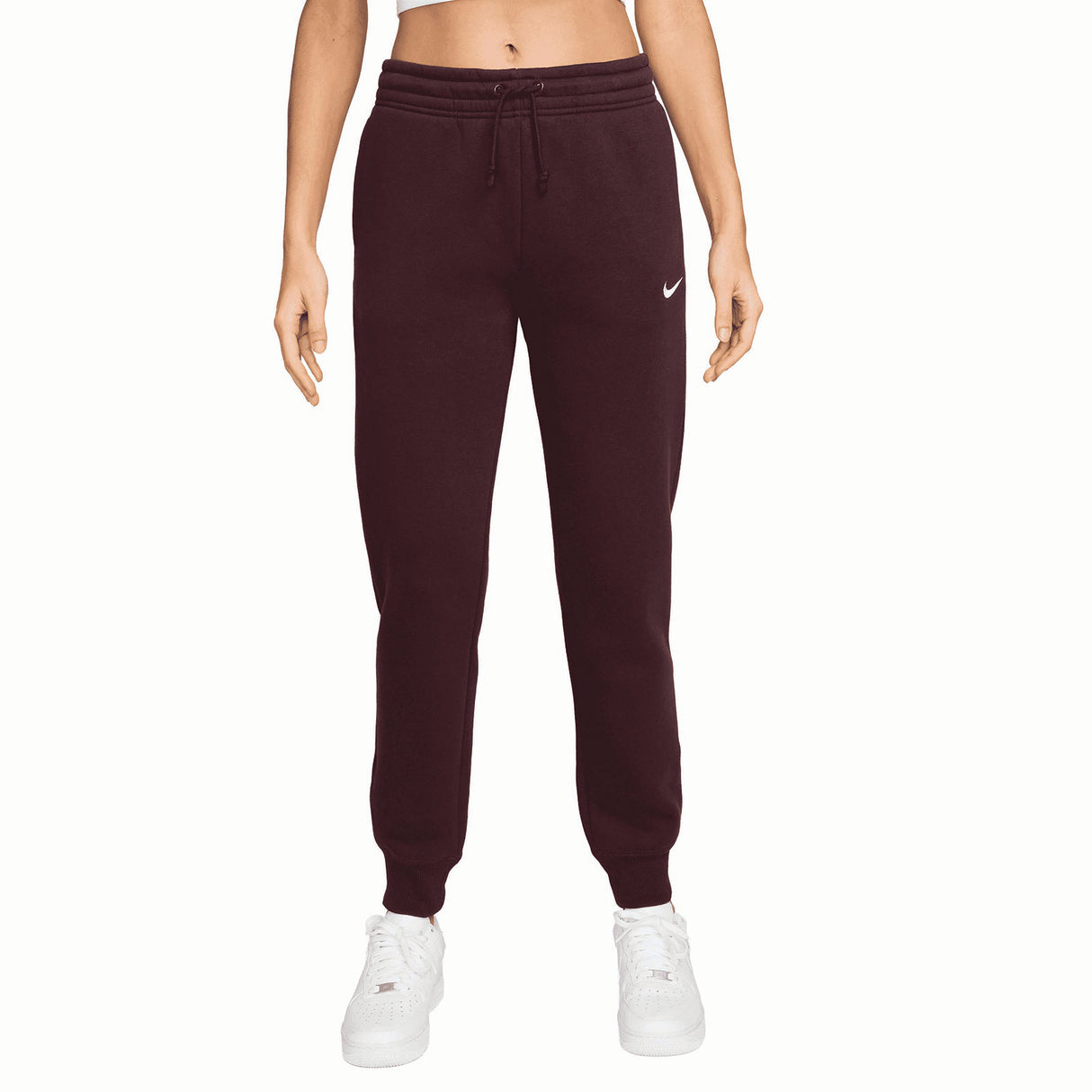 NIKE WMS NSW PHNX FLC MR PANT STD Maroon