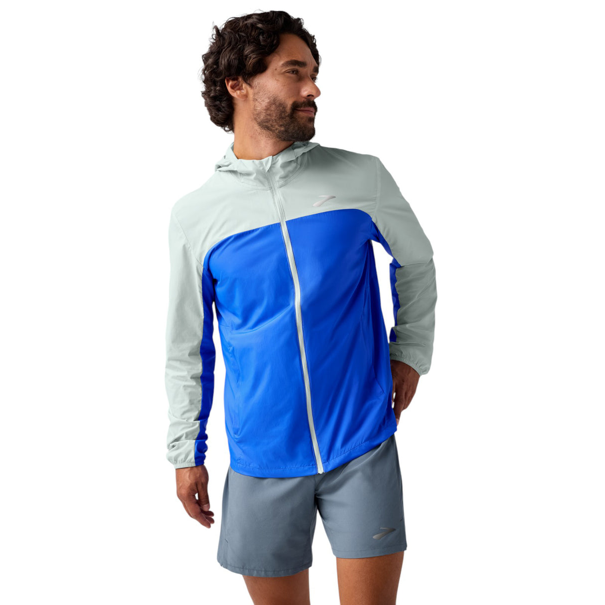 Brooks Mens Canopy Jacket 2.0 Blue