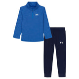 UA Boys Q Zip RyeBread Set Blue