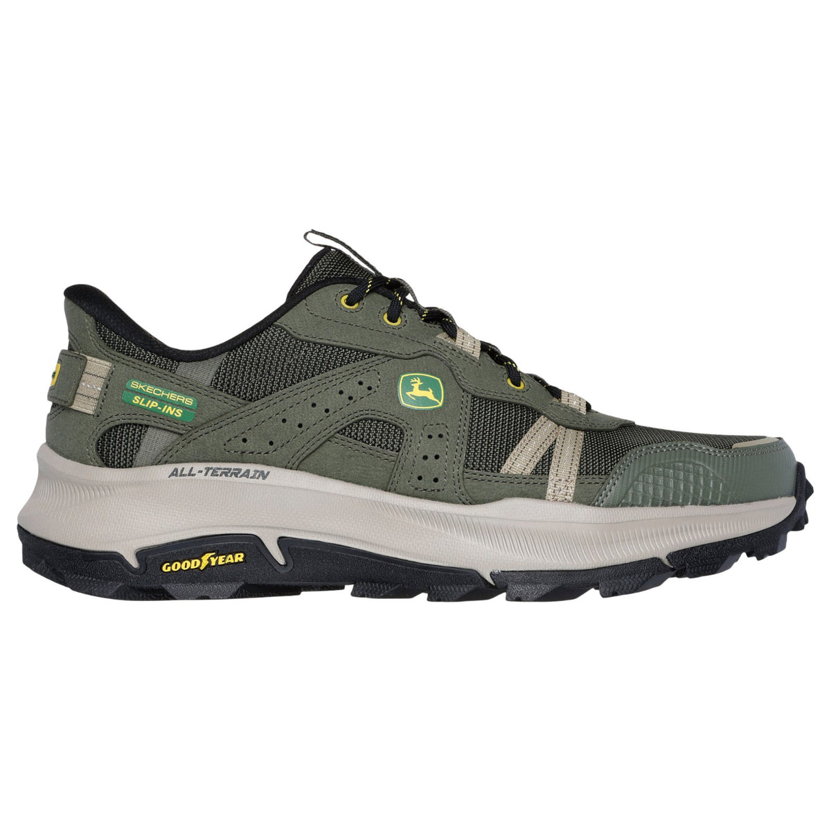 Skechers Equalizer 5.0 Trail Harvester Mens John Deere Slip Ins Leather and Mesh Shoes