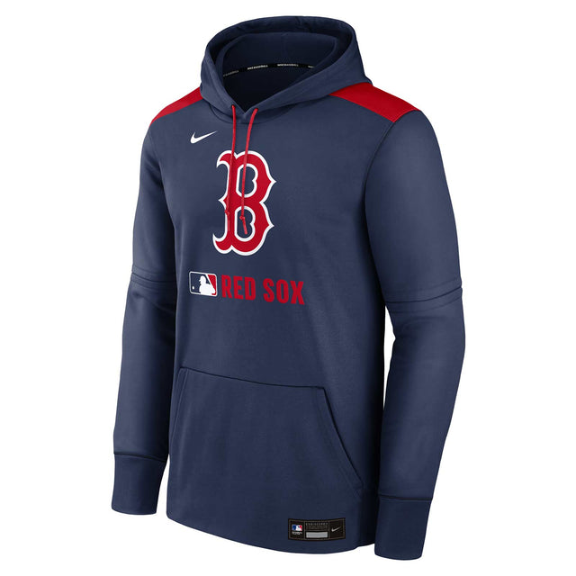 Nike Boston Red Sox 2025 Authentic Classic Pullover Hoodie - Front