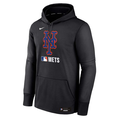 Nike New York Mets 2025 Authentic Classic Pullover Hoodie- Front