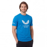 Castore Leinster Rugby Mens Player Logo Short-Sleeve T-Shirt