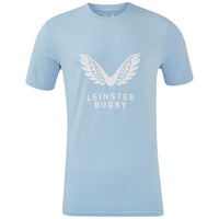 Castore Leinster Rugby Mens Pro Players Lockup Logo T-Shirt Front View