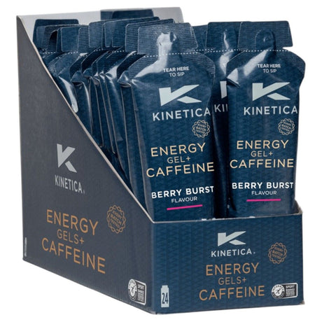 Kinetica Caffeine Gel Berry Burst Box 24