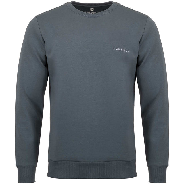 LeKanvy Versatile Navy Unisex Crew Neck