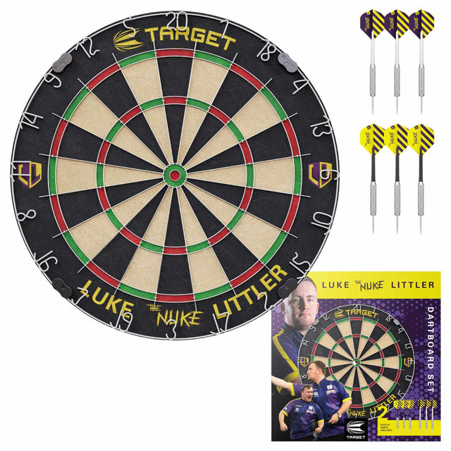 Target Darts Luke Littler 'The Nuke' Dartboard Set