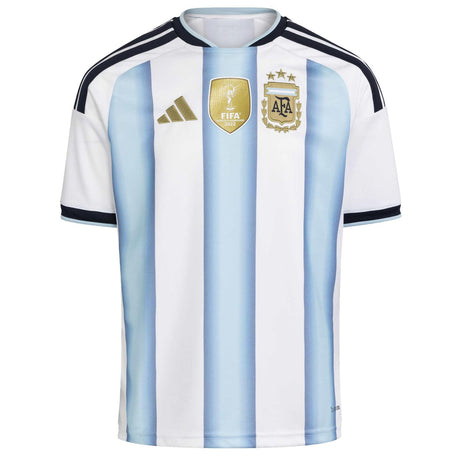 adidas Argentina Football World Cup 2026 Home Replica Messi Kids Jersey