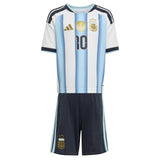 adidas Argentina WC26 Kids Home Kit Wht