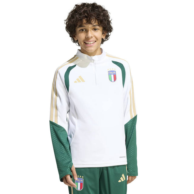 adidas Italy Football World Cup 2026 Tiro Kids Training Top