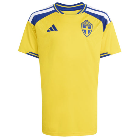 adidas Sweden Football World Cup 2026 Kids Home Jersey