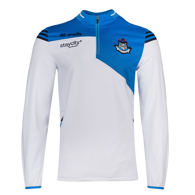O'Neills Dublin GAA Joyce Brushed Mens Half Zip Top